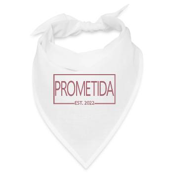 Prometida Est. 2022 Verlobte Verlobte Braut zu werden - Bandana - Weiß - Vorne