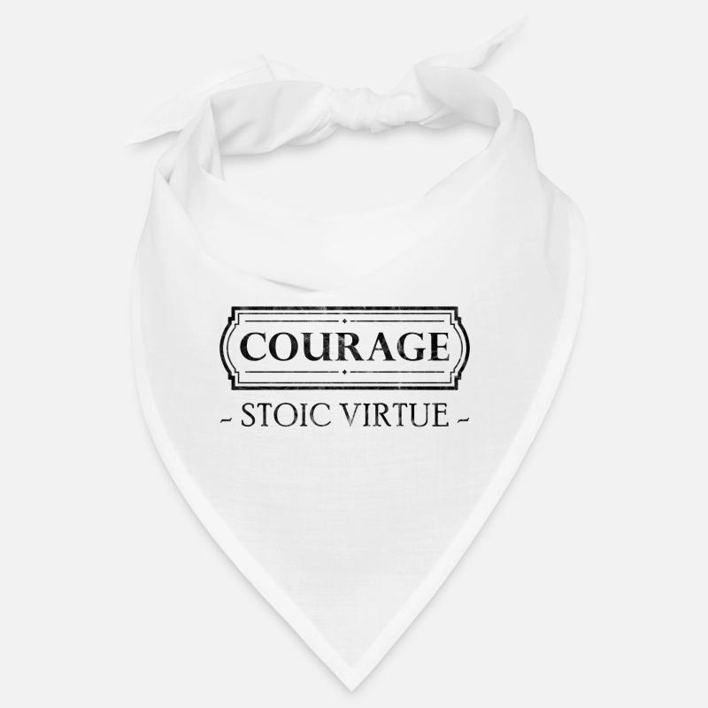 Stoic Virtue Courage Stoicism Gift Stoic Bandana
