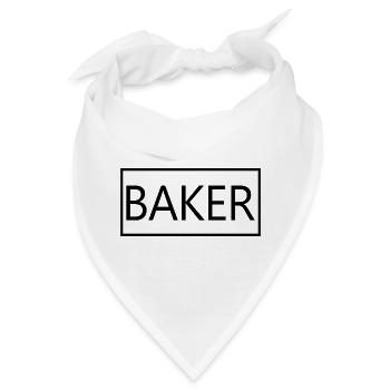 Baker Proud graduierter Baking Pastry Student - Bandana - Weiß - Vorne
