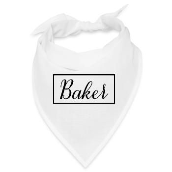 Baker Proud graduierter Baking Pastry Student - Bandana - Weiß - Vorne