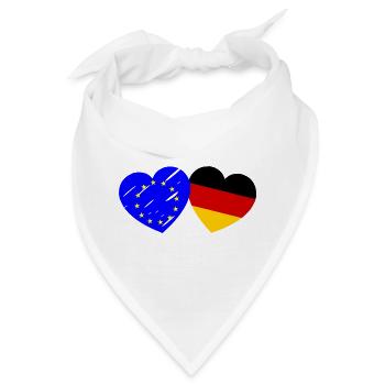 Die europäische Liebe - Bandana - Weiß - Vorne
