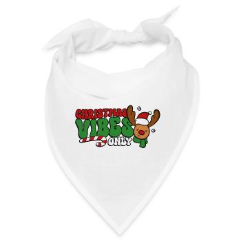 Weihnachten Weihnachtsstimmung - Bandana - Weiß - Vorne