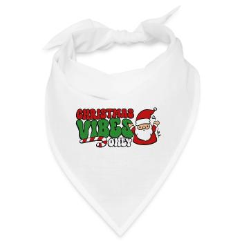 Weihnachten Weihnachtsstimmung Weihnachtsmann - Bandana - Weiß - Vorne
