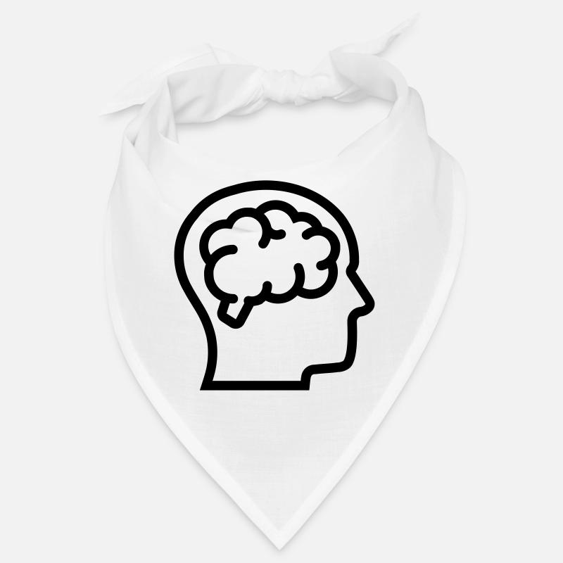 Thinking, brain, brain Bandana
