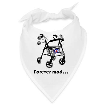 forever mod - Bandana - Weiß - Vorne