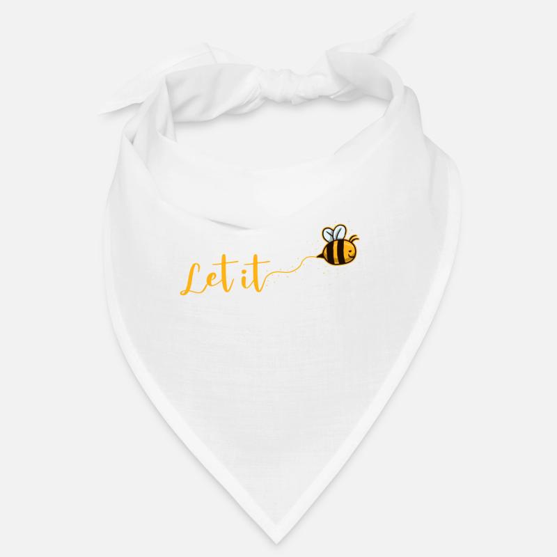 Let It Bee - bees beekeeper gift Bandana