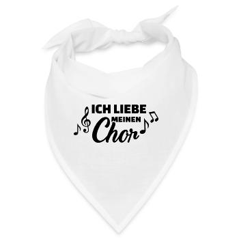 Chor - Bandana - Weiß - Vorne