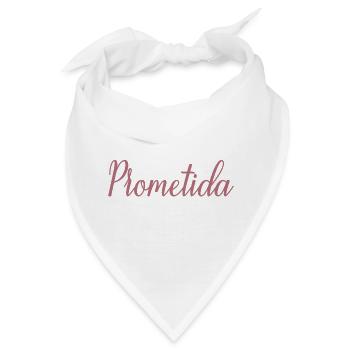 Prometida Verlobte Verlobung Hochzeit Braut zu sein - Bandana - Weiß - Vorne