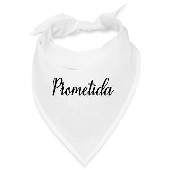 Prometida Verlobte Verlobung Hochzeit Braut zu sein - Bandana - Weiß - Vorne