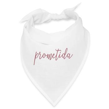Prometida Verlobte Verlobung Hochzeit Braut zu sein - Bandana - Weiß - Vorne
