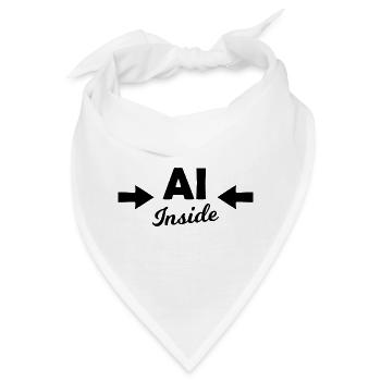 Die künstliche Intelligenz - Bandana - Weiß - Vorne