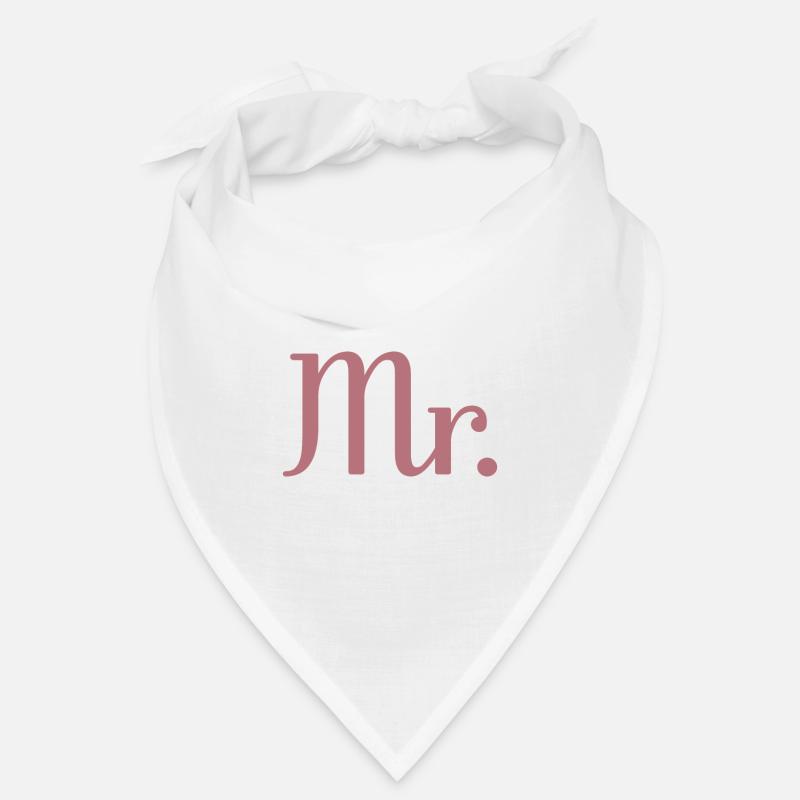 Mr. Matching Couple Engagement Wedding Honeymoon Bandana