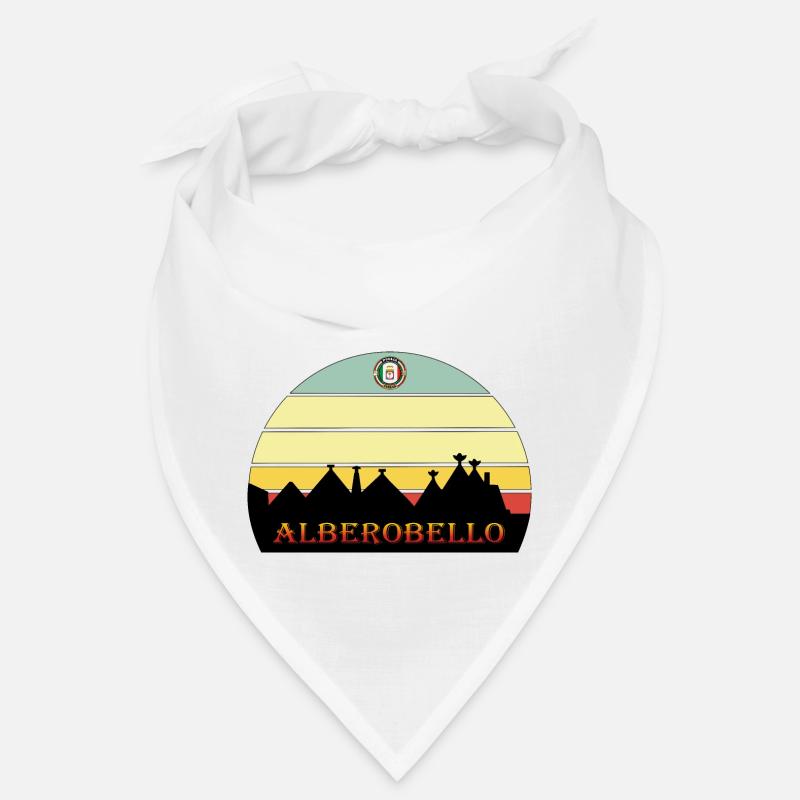 Alberobello trulli Apulien Bandana