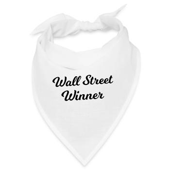 Gewinner in Wall Street - Bandana - Weiß - Vorne