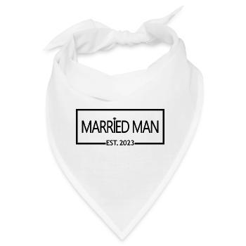 2023 Passende Hochzeitsflitterwochen - Bandana - Weiß - Vorne
