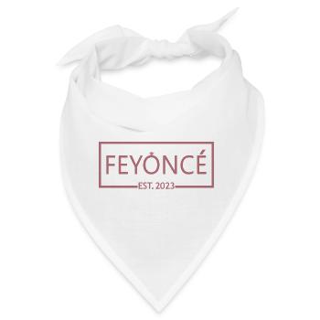 Feyoncé Est. 2023 - Braut zu werden - Verlobungsfeier - Bandana - Weiß - Vorne