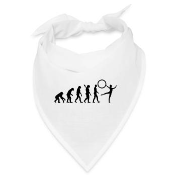 Gymnastik - Bandana - Weiß - Vorne