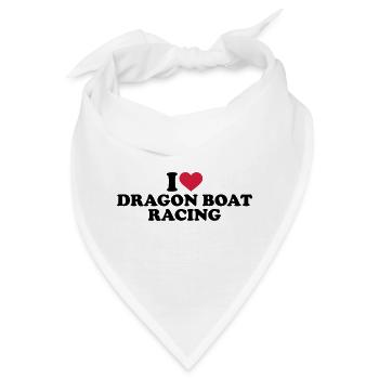 Drachenboot - Bandana - Weiß - Vorne