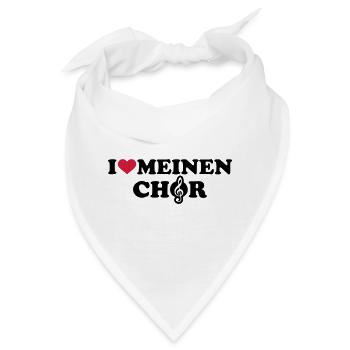 Chor - Bandana - Weiß - Vorne