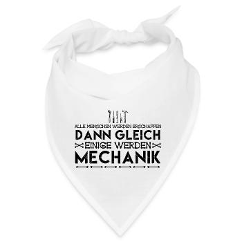 Mechaniker, schrauber | Mechanik - Bandana - Weiß - Vorne