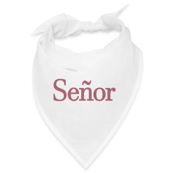 Señor Verlobungsbräutigam wird Hochzeitsfeier sein - Bandana - Weiß - Vorne