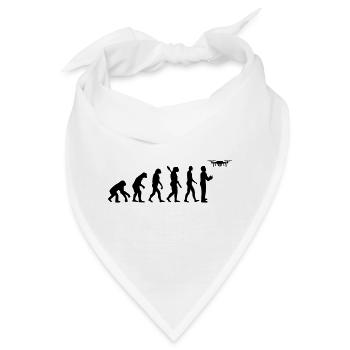 Drohne - Bandana - Weiß - Vorne