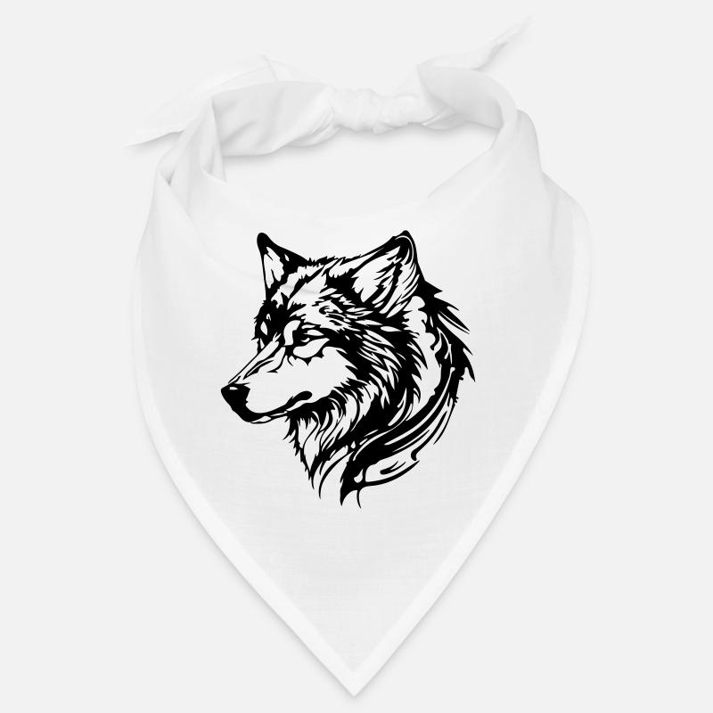Tête de loup Bandana
