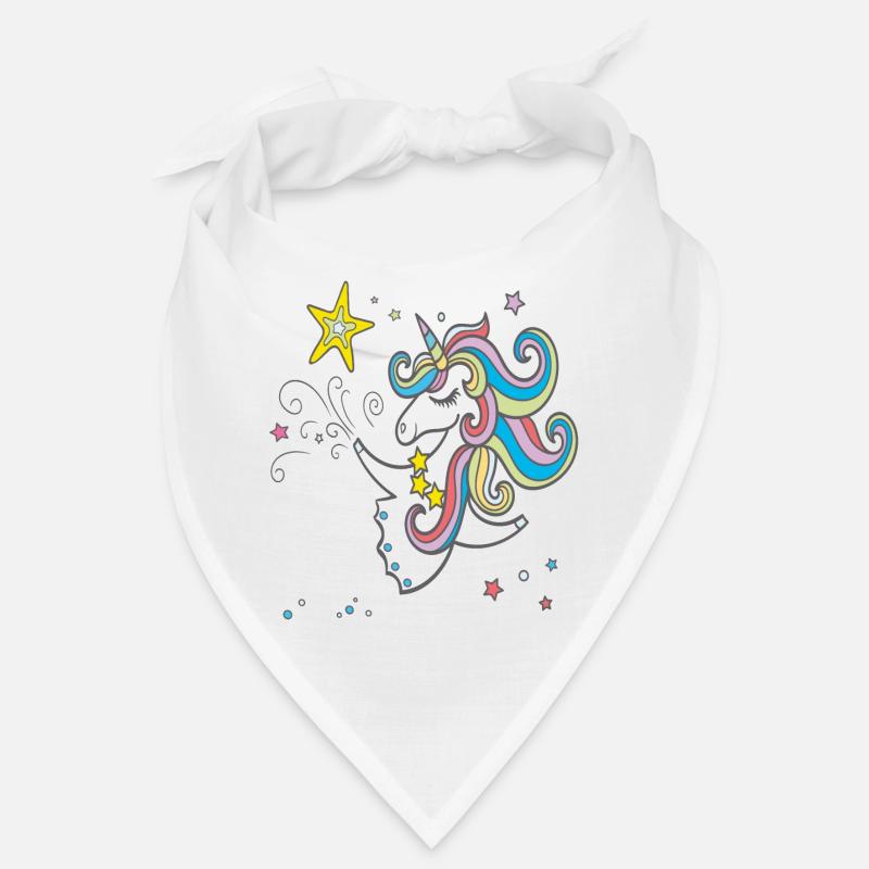 Einhorn magic - Bandana - Weiß