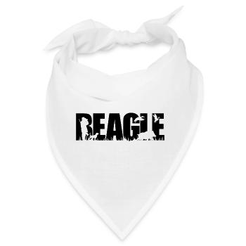 BEAGLE Jagdhund Jagdhunde Jäger Hunde Wilsigns - Bandana - Weiß - Vorne
