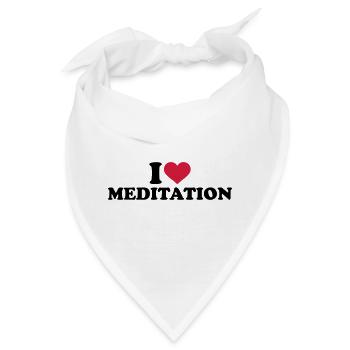 Meditation - Bandana - Weiß - Vorne