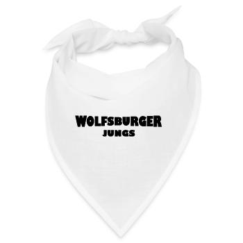 Die Wolfsburger Jungen - Bandana - Weiß - Vorne