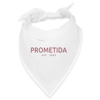 Prometida Est. 2022 Verlobte Verlobte Braut zu werden - Bandana - Weiß - Vorne