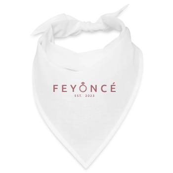 Feyoncé Est. 2023 - Braut zu werden - Verlobungsfeier - Bandana - Weiß - Vorne