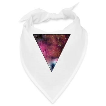 Galaxie - Bandana - Weiß - Vorne