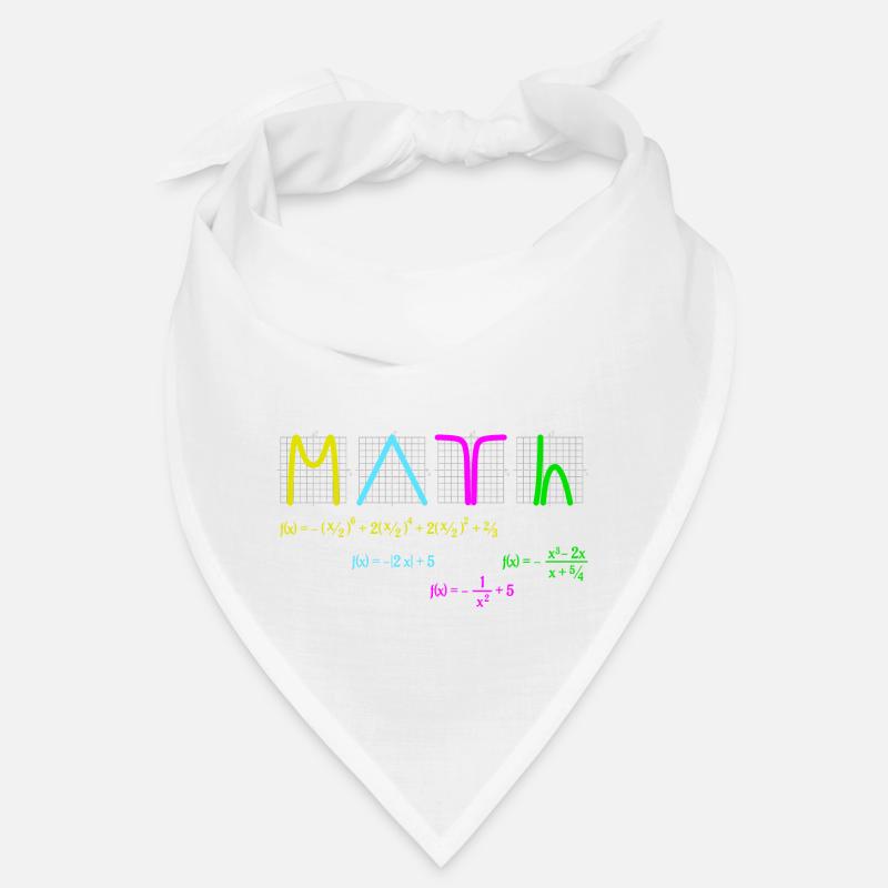 Math with Functions colored Bandana