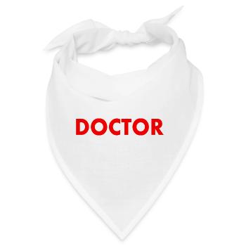 Doctor - Bandana - Weiß - Vorne