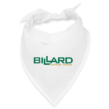 Billard Design what else, Poolbillard - Bandana - Weiß - Vorne