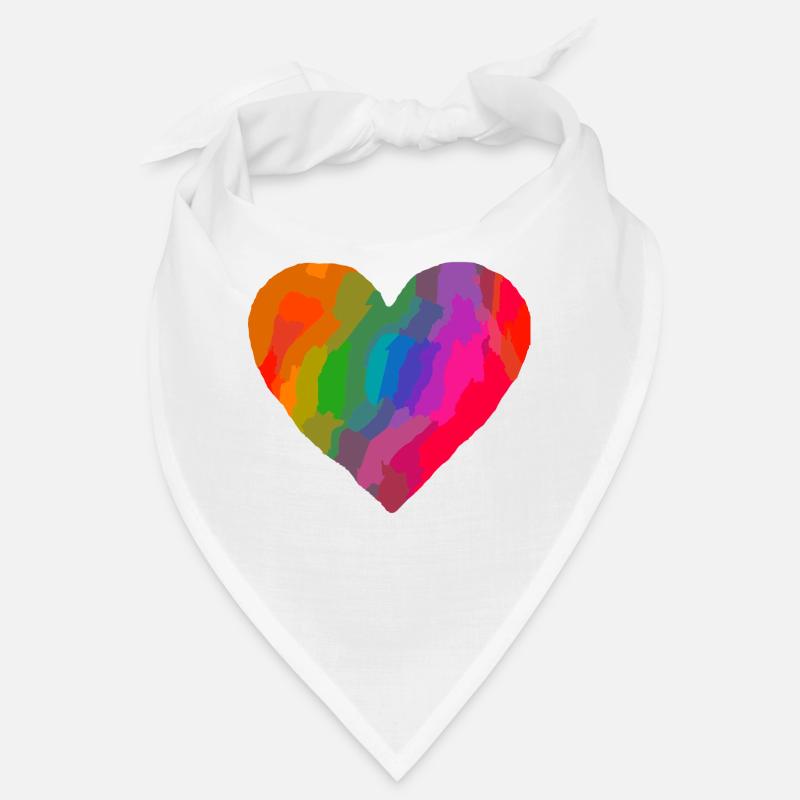 herz bunt Bandana
