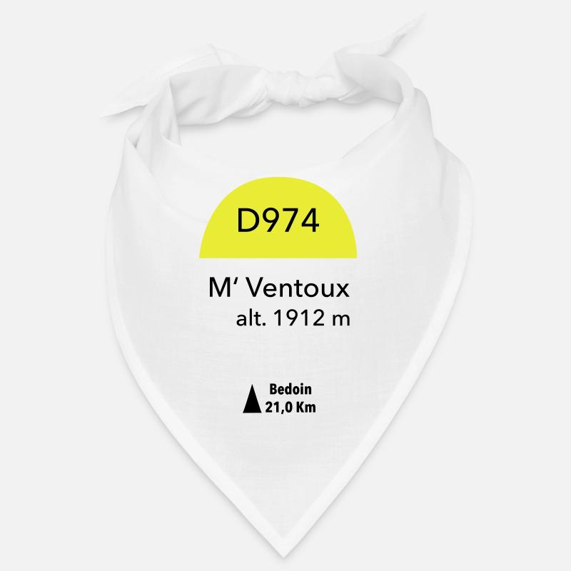 Mont Ventoux - Bandana - Weiß