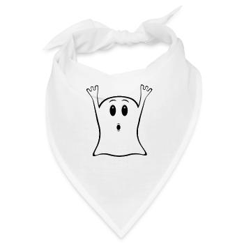 Freundlicher Geist - Bandana - Weiß - Vorne