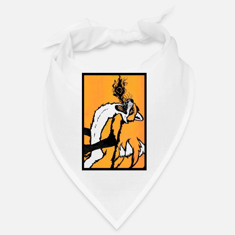 Kitsunefire - Bandana - Weiß