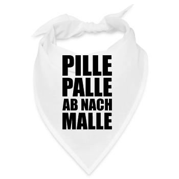 Pille Palle Malle - Bandana - Weiß - Vorne