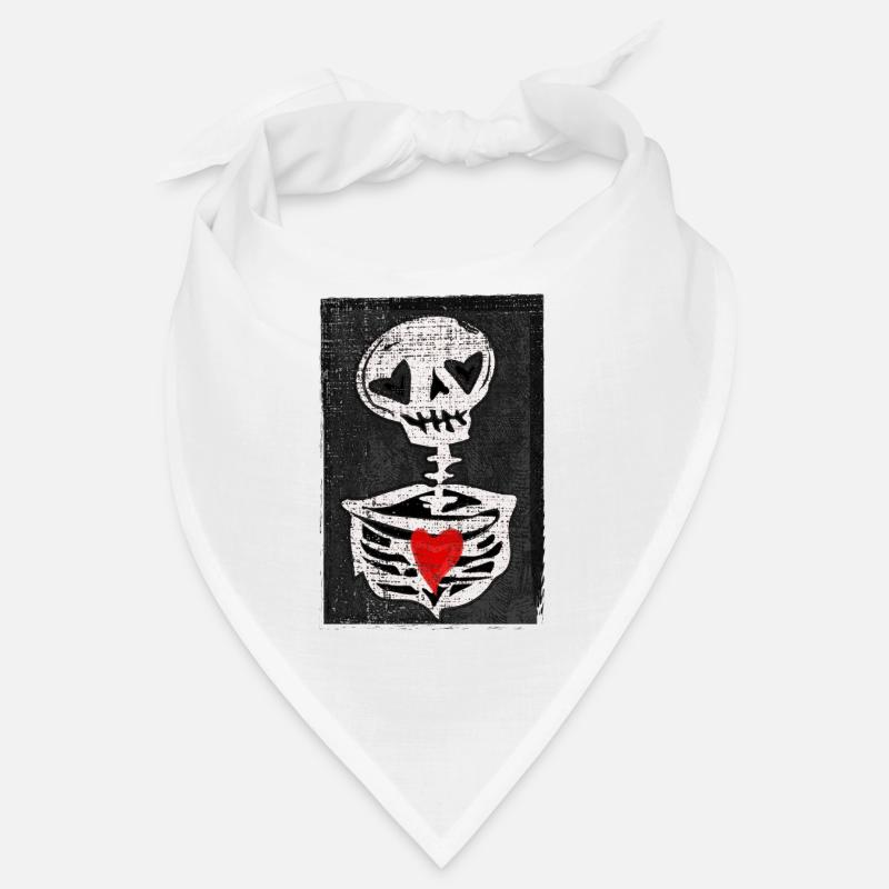 Liebe Skelett Bandana