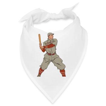 Baseball - Bandana - Weiß - Vorne