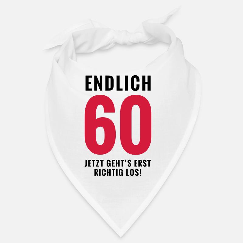Endlich 60 - Geburtstag Bandana