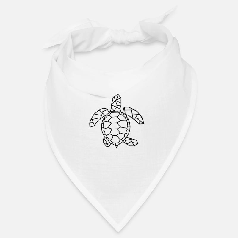 Schildkröte Geschenkidee - Bandana - Weiß