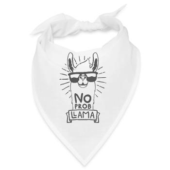 No Prob Llama - Bandana - Weiß - Vorne