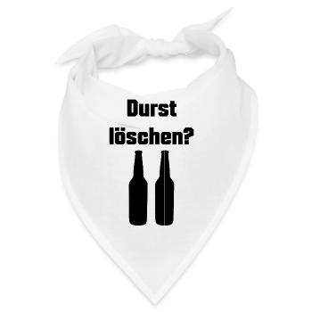 Durst löschen Design - Bandana - Weiß - Vorne