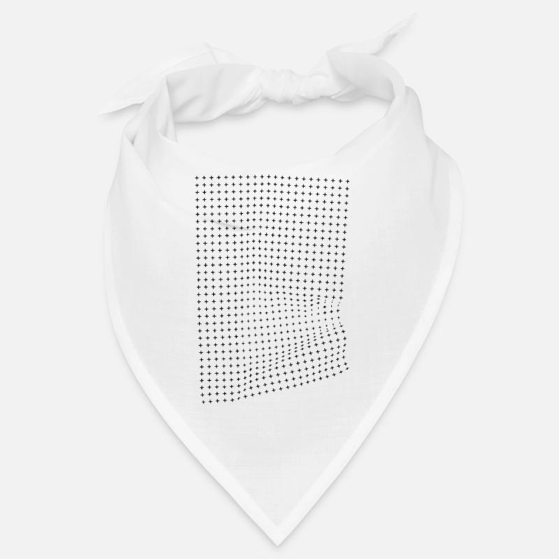 Optische Illusion eines Knitter effekts Bandana