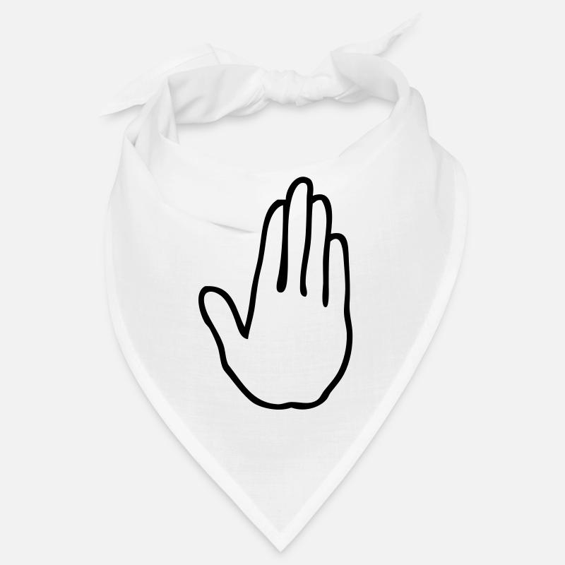 hand hand stop 2105 Bandana